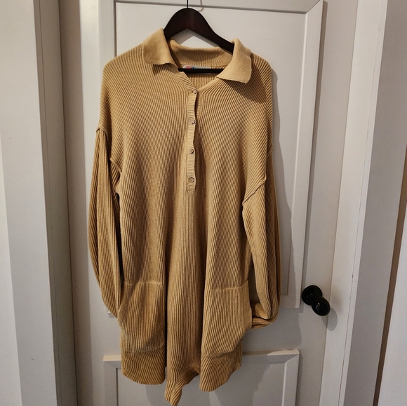 Free People Picnic Sweater Romper - Picture 3 of 7